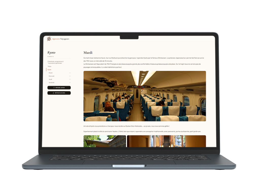 Apprentis Voyageurs : création d’un site WordPress de voyage Apprentis Voyageurs : création d’un site WordPress de voyage